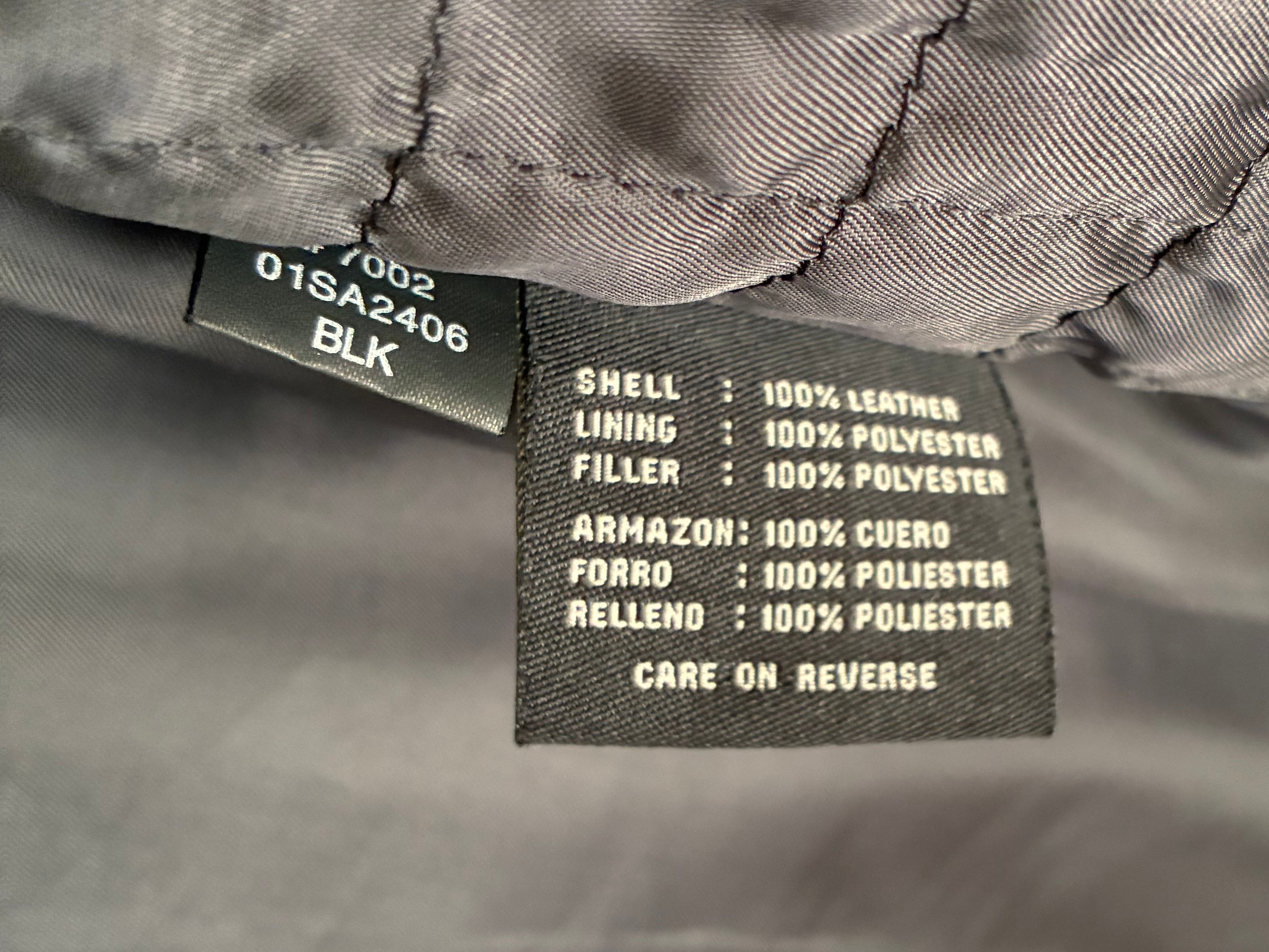 M 100% Leather Jacket