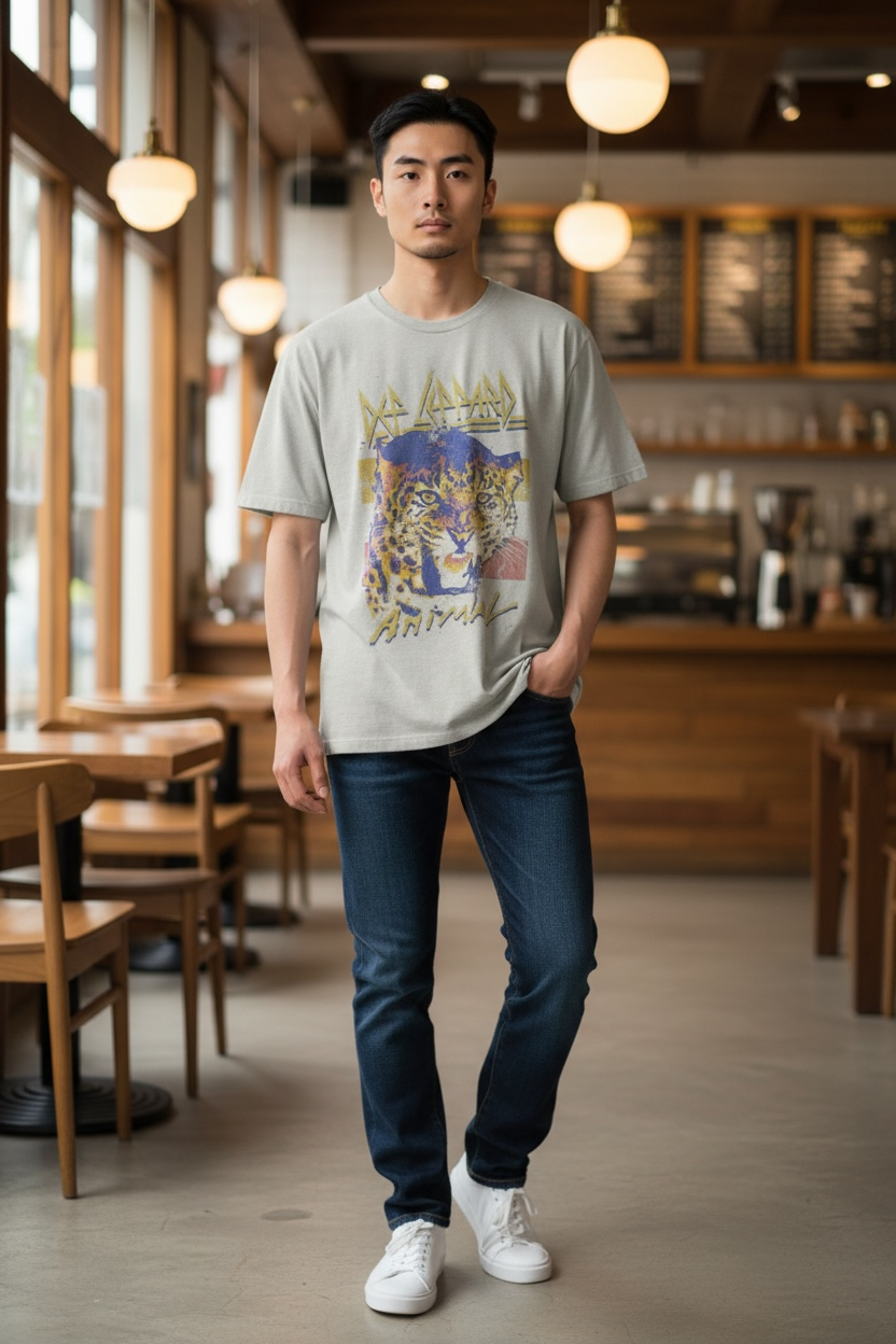 Def Lepard vintage shirt M-L