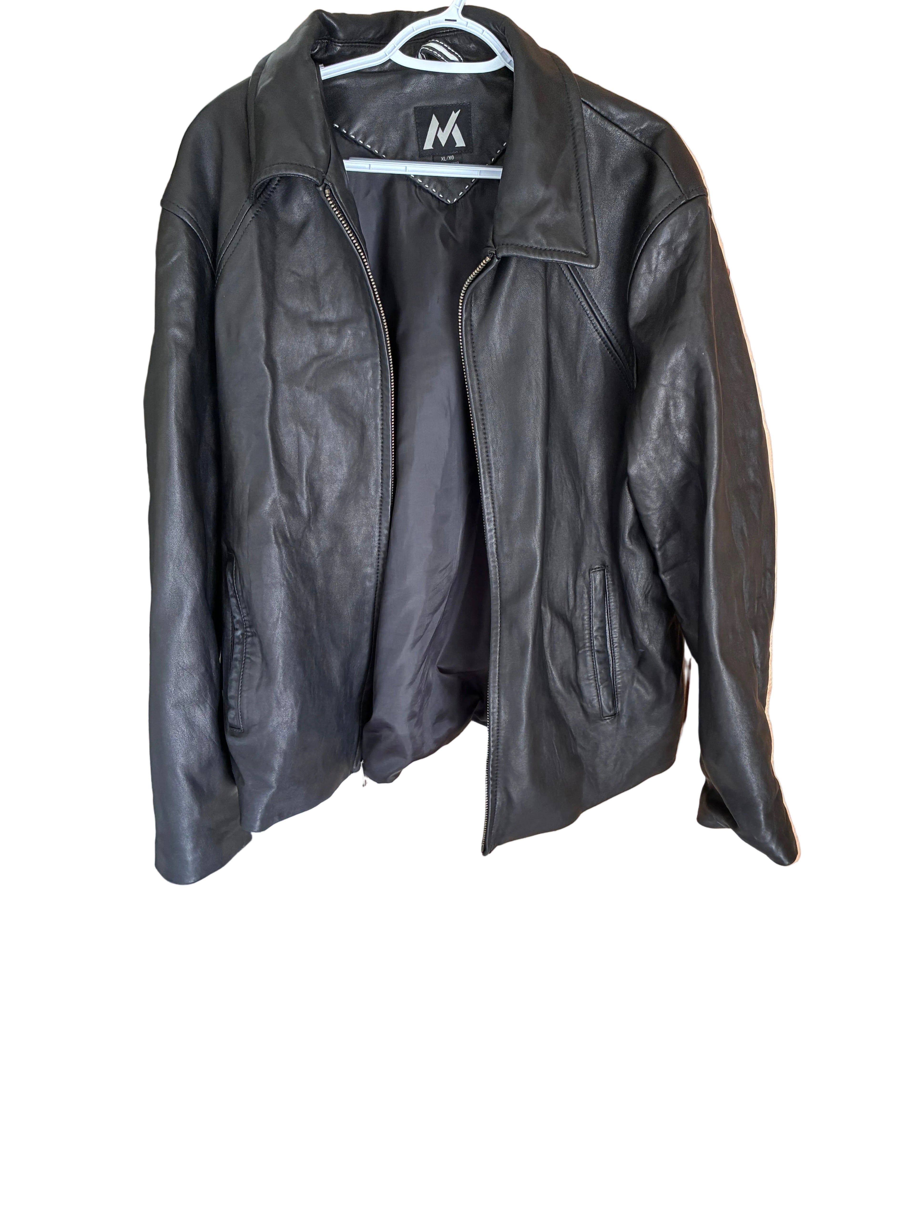 M 100% Leather Jacket
